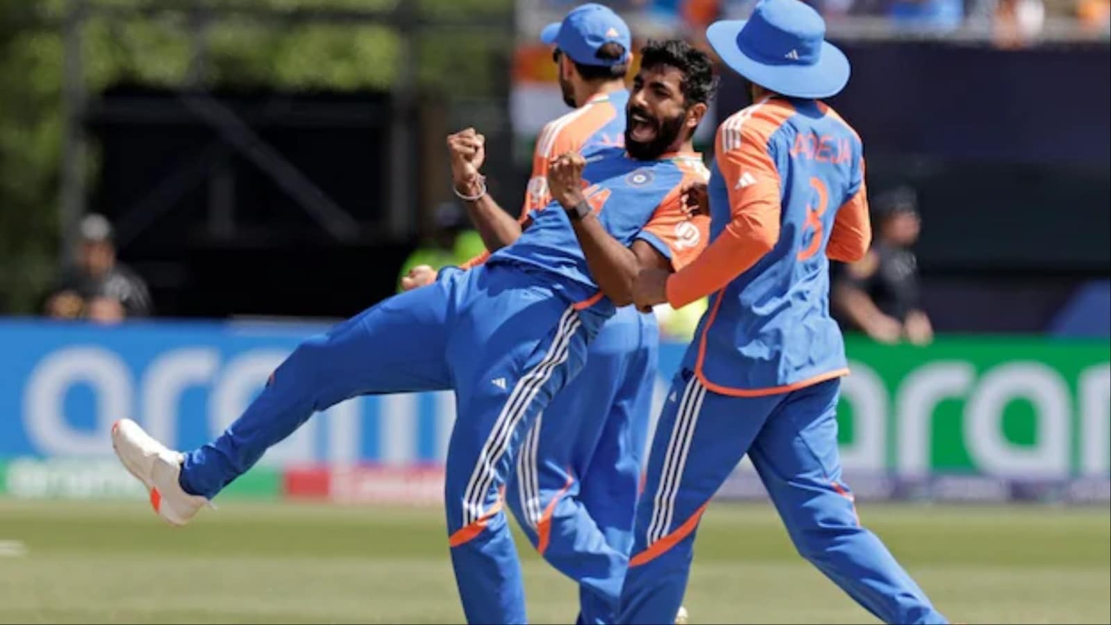 Jasprit Bumrah rejoices over India's 6-run win in New York