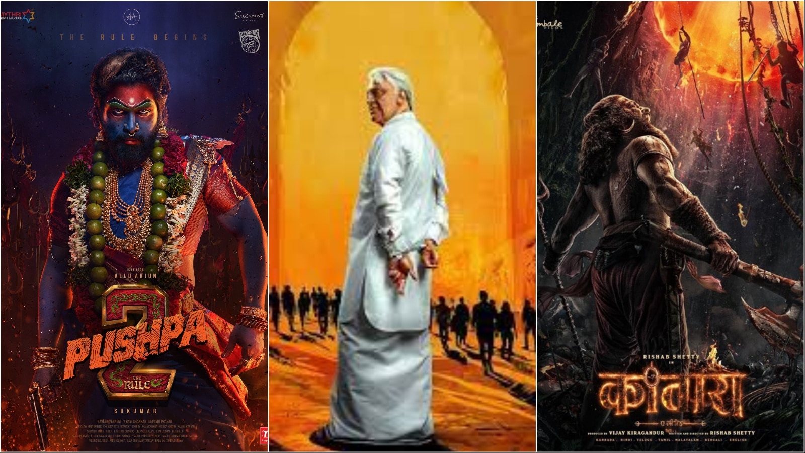 Pushpa 2, Indian 2, Kantara 2