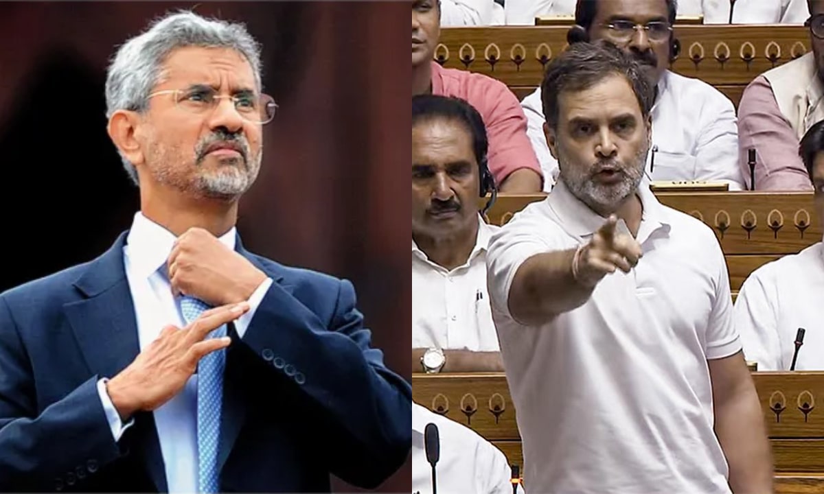 Rahul Gandhi and S Jaishankar